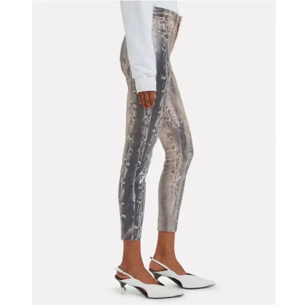 L’agence Margot High Rise Skinny Snake Skin Pants - Picture 2 of 12